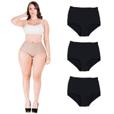 3-PACK Daily Use Dress Nightout Tummy Control Panty Mid Rise Sonryse SP620NC
