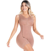 Postpartum Natural-birth Faja partially removable built-in bra Zippered crotch | Stage 2 Sonryse 058ZL