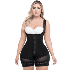 Faja Pos Cirugia Liposuccion & Posparto Natural con Busto Abierto Medio Muslo Fajas Sonryse 211BF