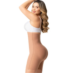 Fajas Colombianas High Waisted Short Butt Lifter Tummy Control Girdle Sonryse SP42NC