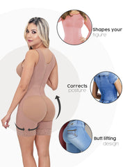 Fajas Colombianas Sonryse 053ZL Postsurgical Stage 1 & Postpartum Girdle-10