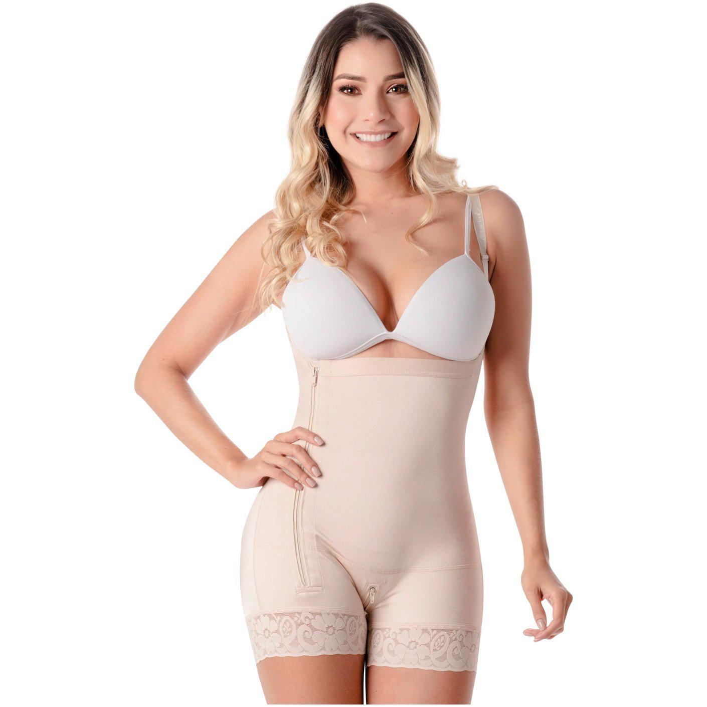 Fajas Colombianas Sonryse TR046ZL Postpartum for Dress Side Zipper-1