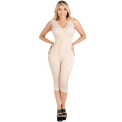 Fajas Colombianas Sonryse TR52BF Post Surgery Postpartum Built-in Bra-1