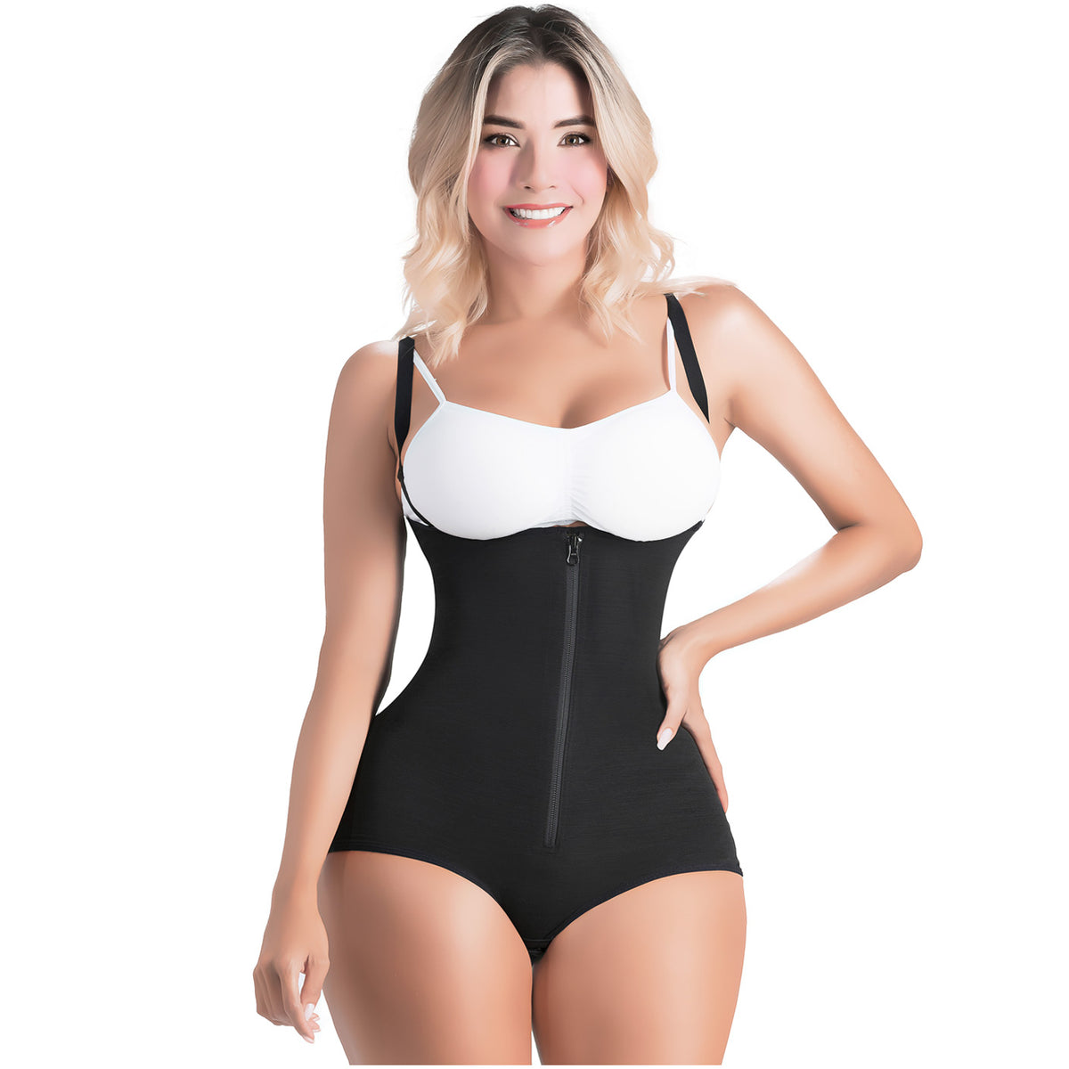 SONRYSE CH006ZF Fajas Colombianas Postparto Cesarea Csection Postpartum Tummy Control Shapewear with Removable Straps for Women Medium Compression