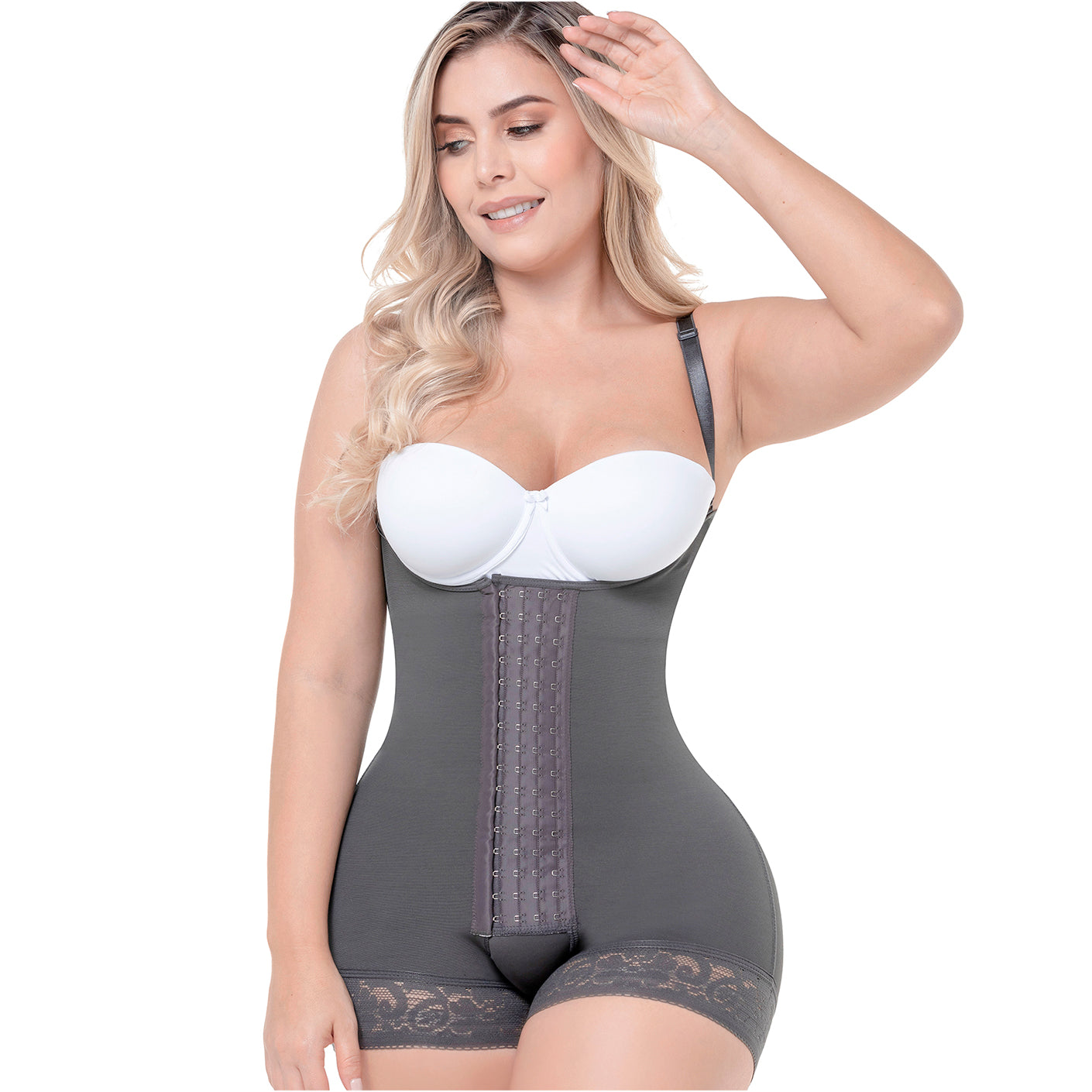 F0879 M&D First Stage Knee length covered back , post surgical recover Body  Shaper BBL