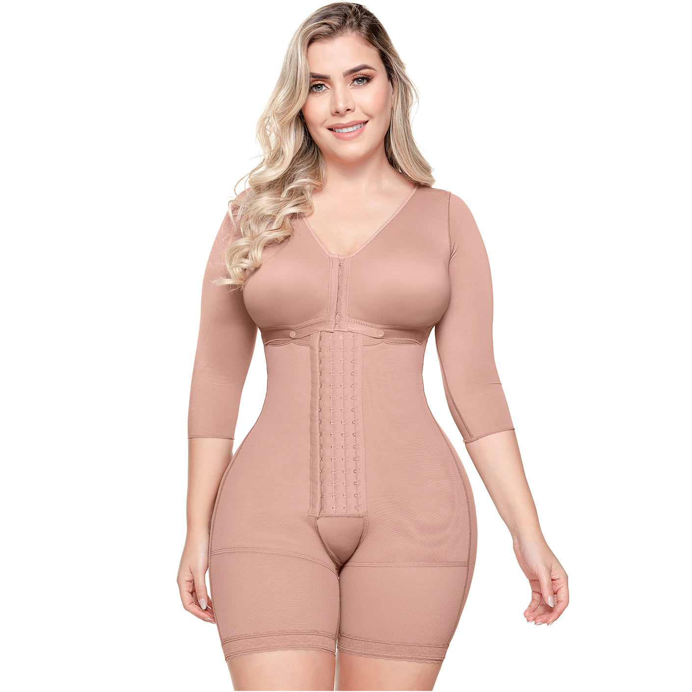 SONRYSE Faja Colombiana Postpartum and Post Surgery Extra Firm Shapewear  Girdle BBL Stage 2 Bodysuit Faja for Woman Chocolate L 