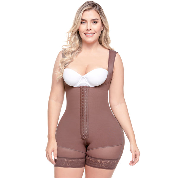 Faja BF Comfort 1168 - Short Girdle, Braless with Thin Suspenders, Two  Levels of Adjustability and Perineal Zipper - Belleza Femenina - BF  Shapewear