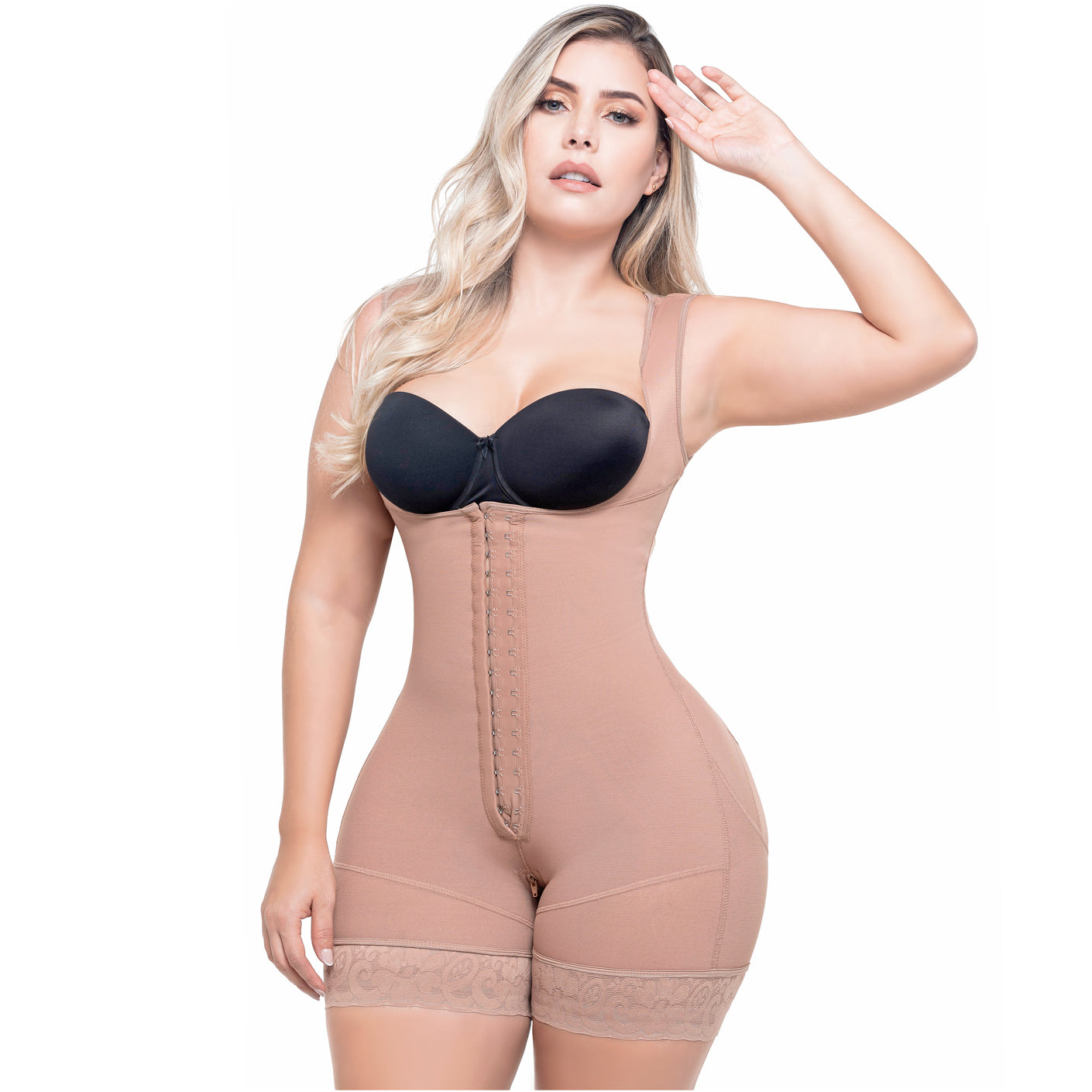 SONRYSE 021ZL Fajas Colombianas Post Surgery Lipo Compression Garment after  Tummy Tuck Control Open Bust Shapewear, 021zf Black, Small : :  Everything Else