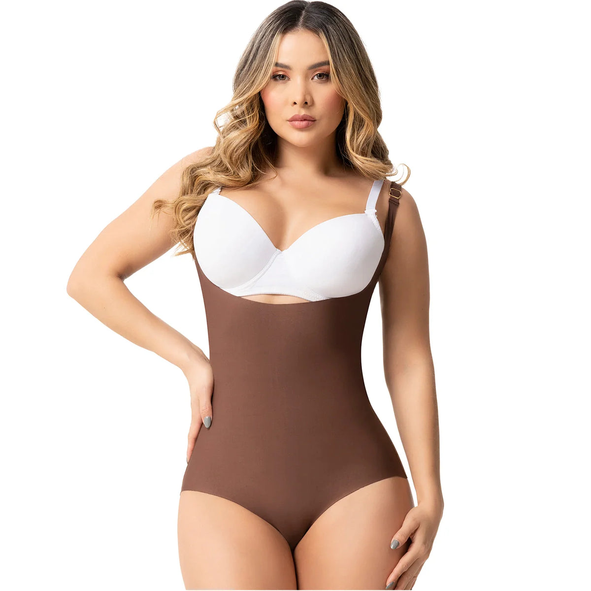 Fajas Colombianas Tummy Control Panty Shapewear Bodysuit Sonryse SP45NC