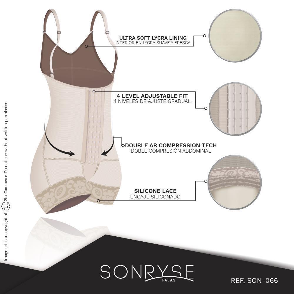 Sonryse 211BF Fajas Colombianas Reductoras Moldeadoras Postparto BBL Stage 2  Liposuction Post Surgical Compression Garments Women Shapewear Beige XS :  : Clothing, Shoes & Accessories