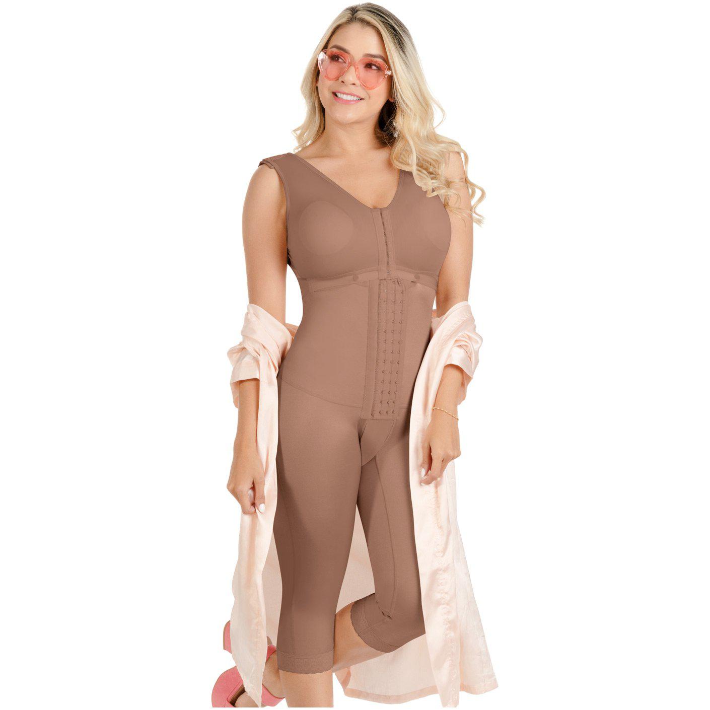Sonryse 096 Colombian Faja Post Surgery Compression Shapewear Garment After  Liposuction for Women Colombian Postpartum Shapewear Beige XS at   Women's Clothing store